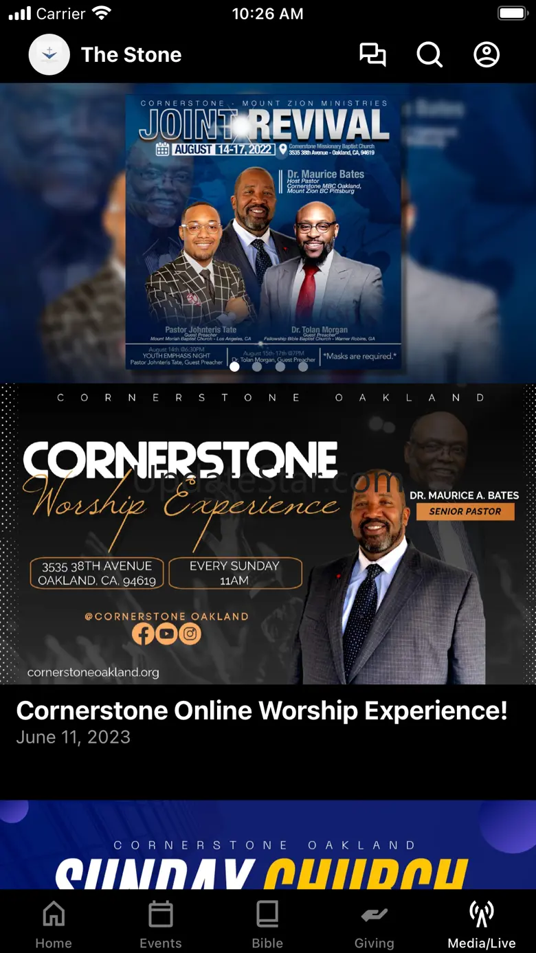 Cornerstone Oakland 6.3.10