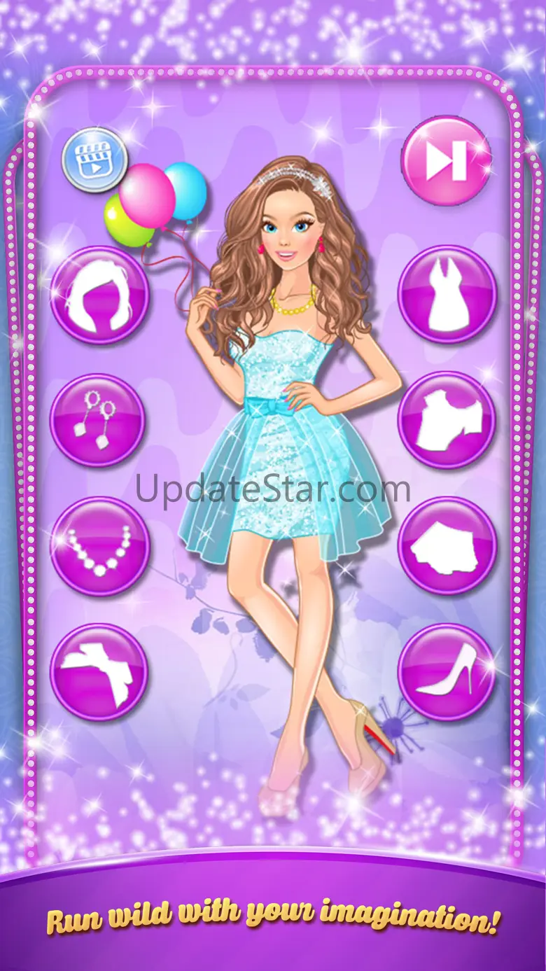 Girl and Balloons - Dress Up Game For Little Girls 2.0