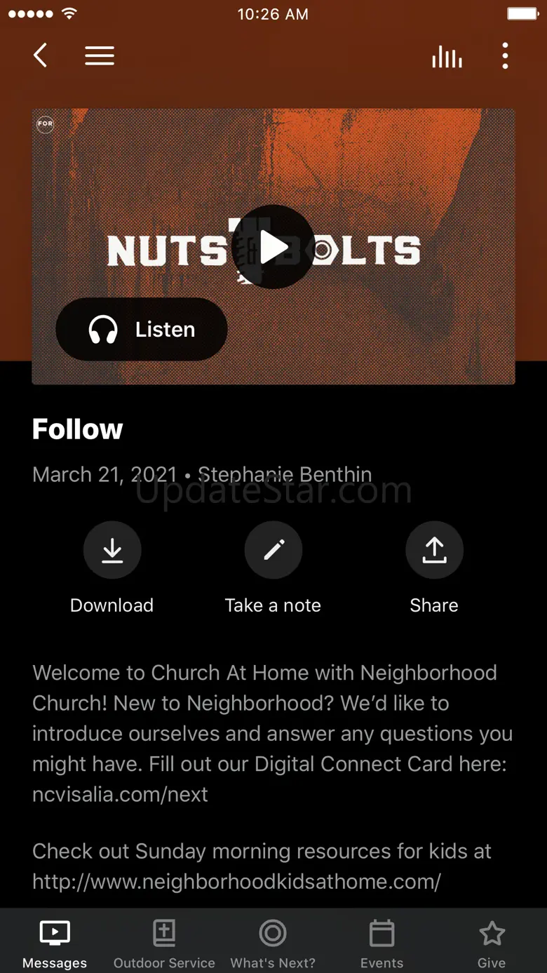 Neighborhood Church Visalia 5.16.0