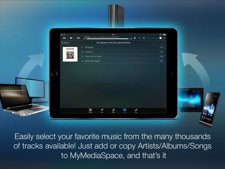 MyAudioStream HD Lite UPnP audio player and streamer for iPad 1.1.7