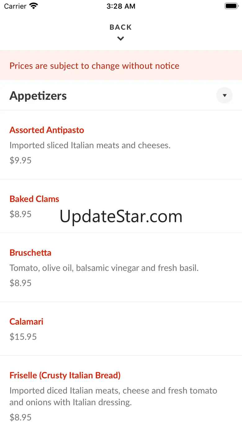 Bella Notte Ristorante 3.9.1