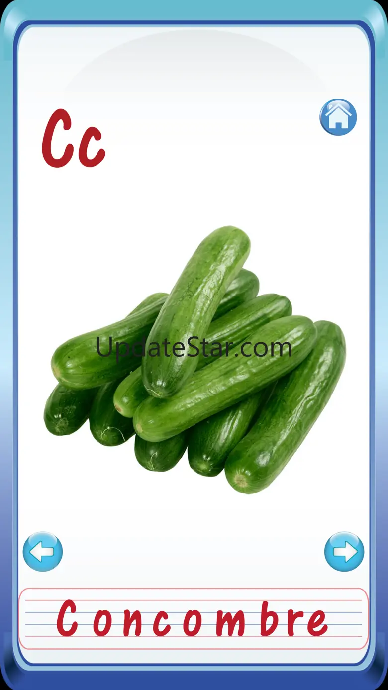 Preschooler Kids French ABC Alphabets & Numbers Flash Cards 1.0