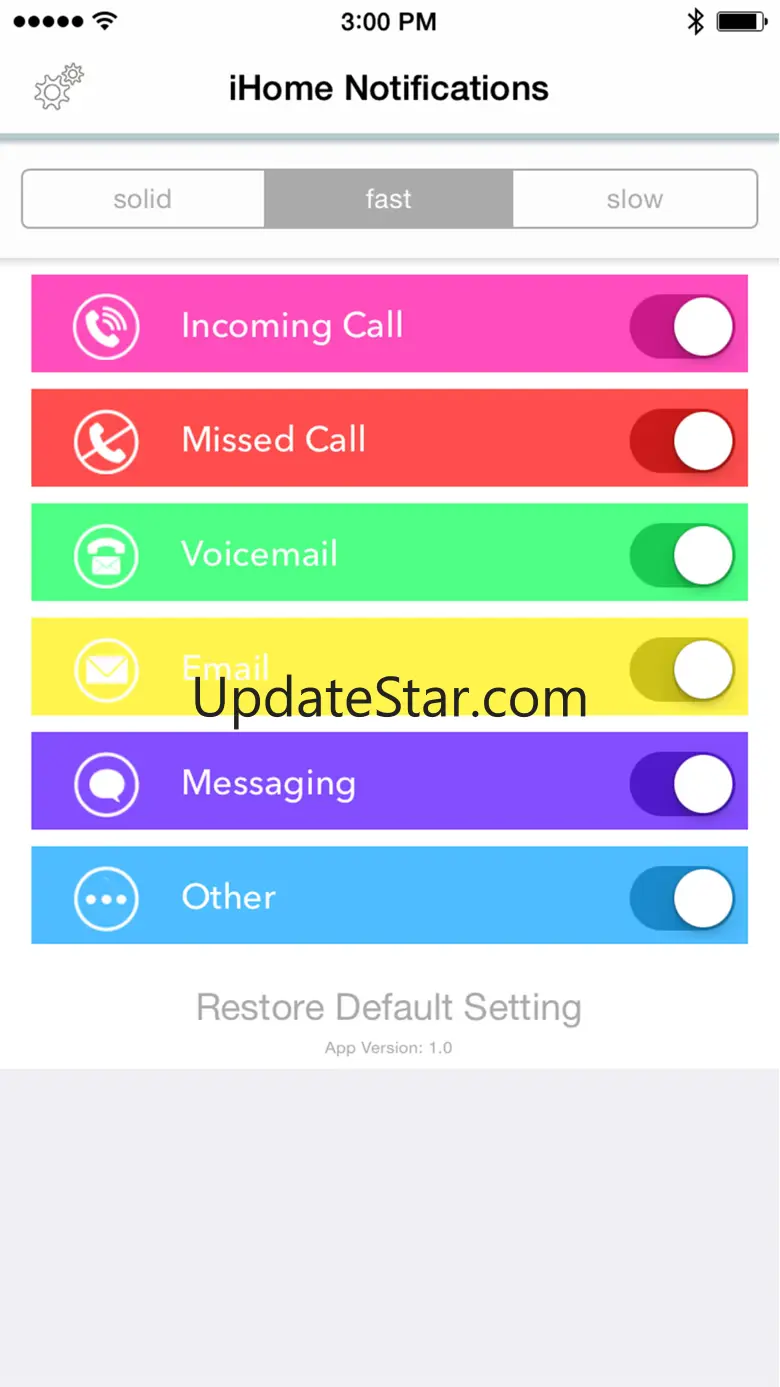 iHome Notifications 1.0