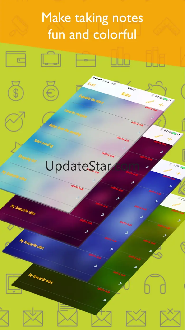 Colored Notes Simple - taking 1.9