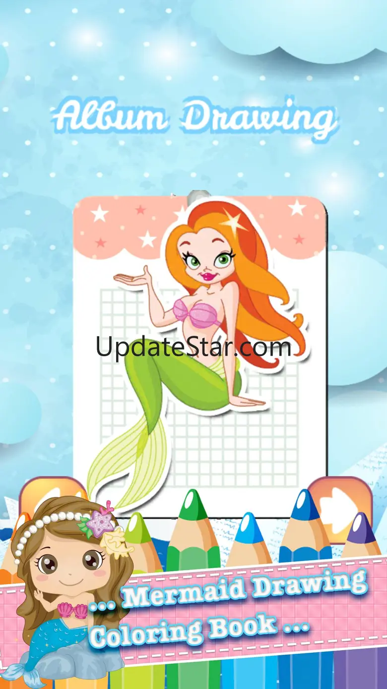 Mermaid Coloring Book Learning Games For Kids 4 th 1.1