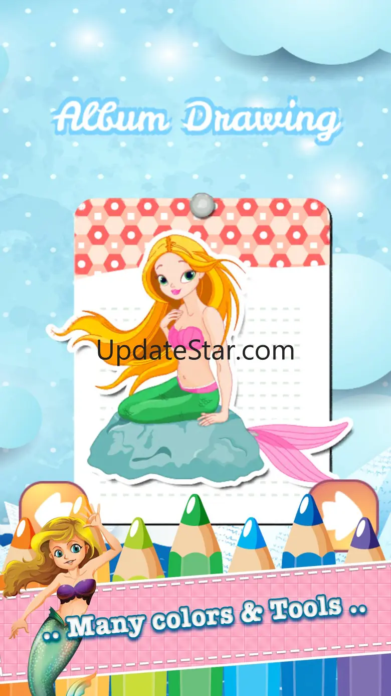 Mermaid Coloring Book Learning Games For Kids 4 th 1.1