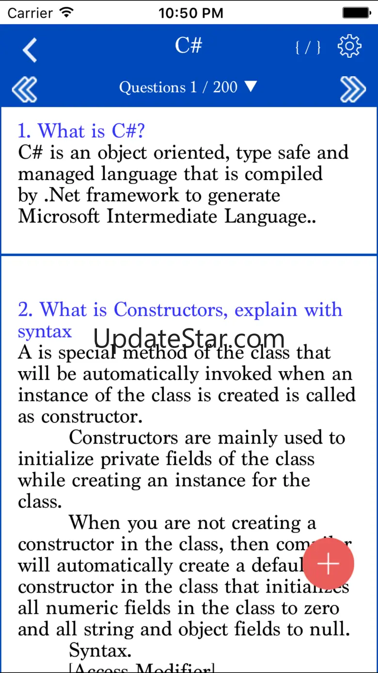 C# Interview Questions 1.0