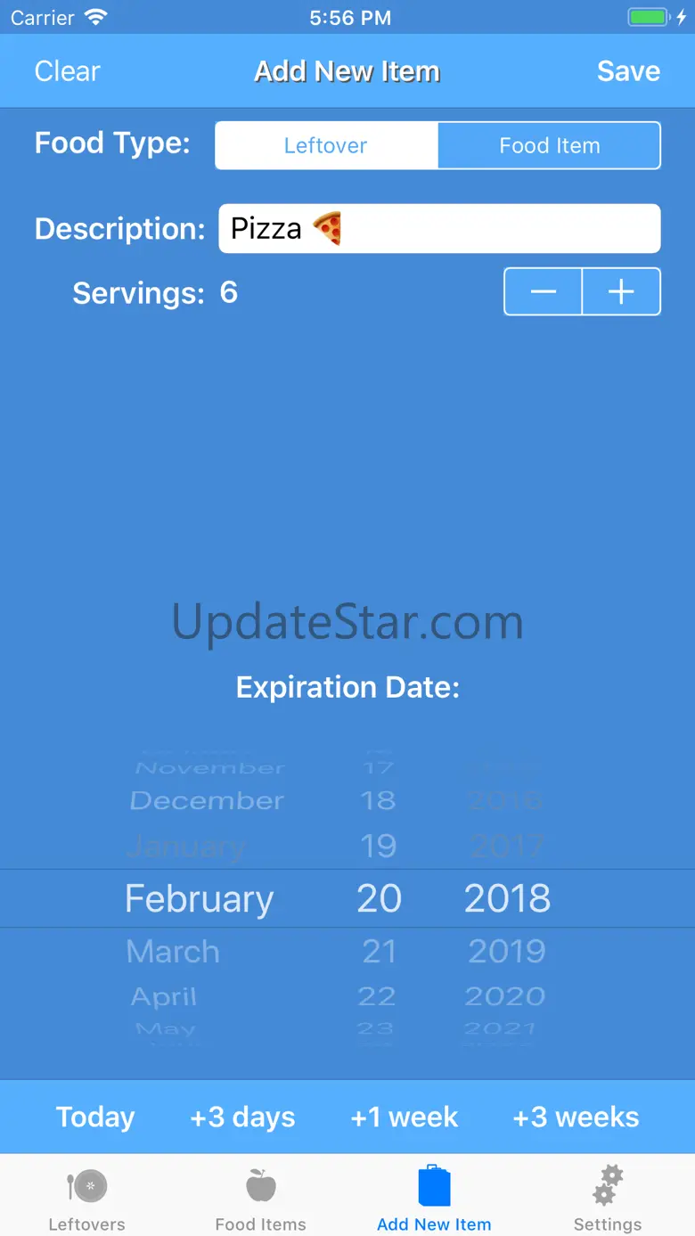 Fridge Tracker 1.1.1