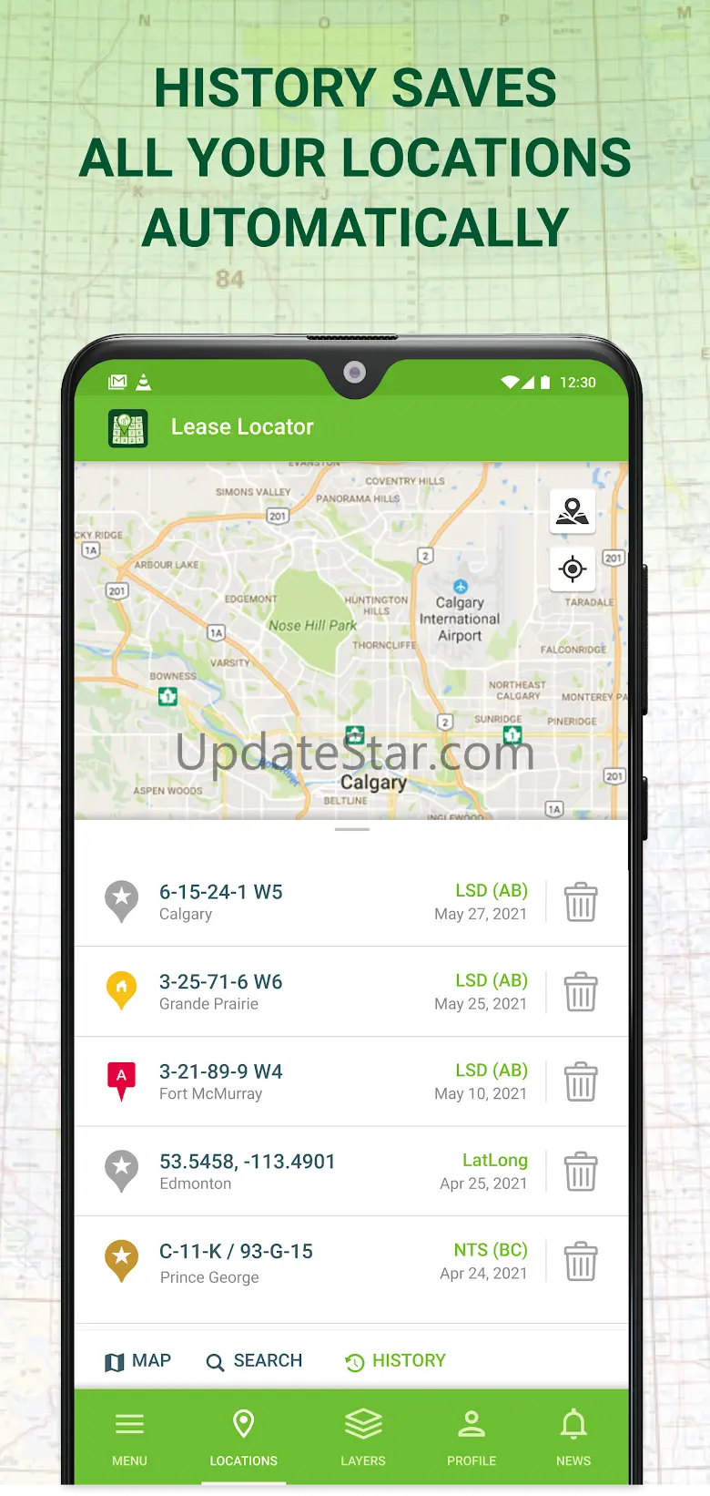 Lease Locator Oilfield LSD GPS 5.7.40