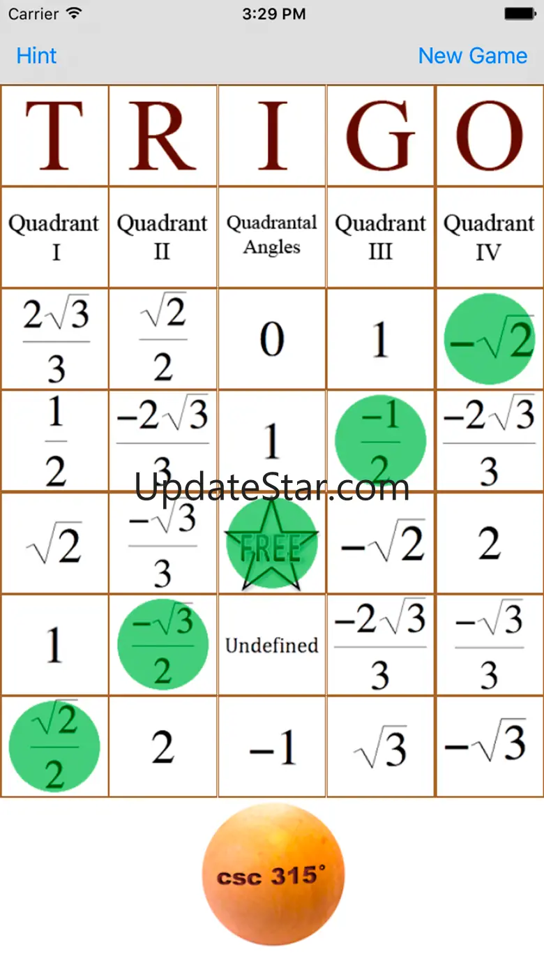 Trigo - Trig Bingo 1.0