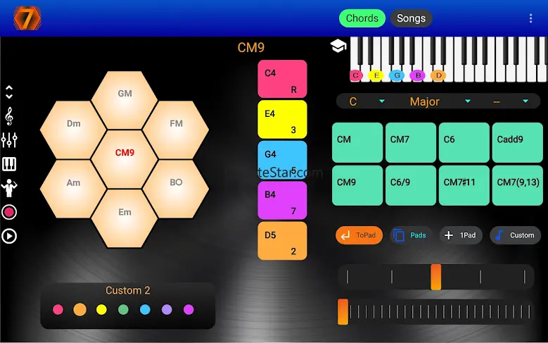7 Pad : Scales and chords 2.11