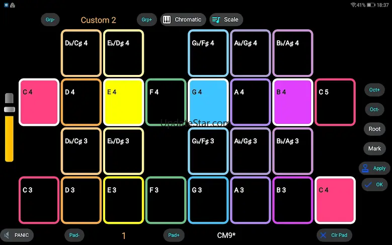 7 Pad : Scales and chords 2.11