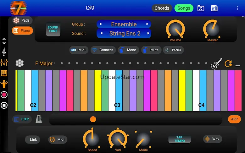 7 Pad : Scales and chords 2.11
