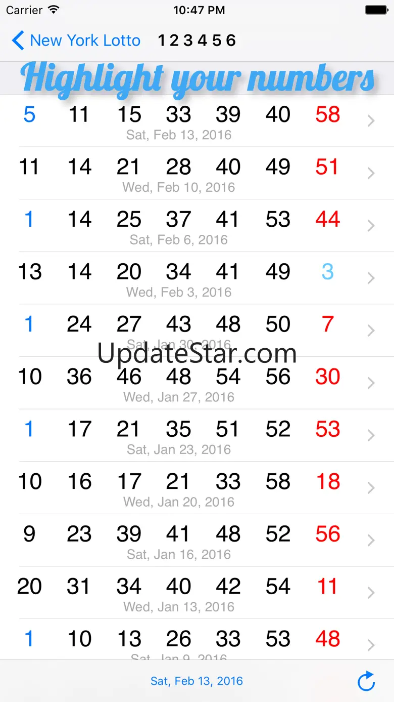 New York Lotto Results 2.7.1