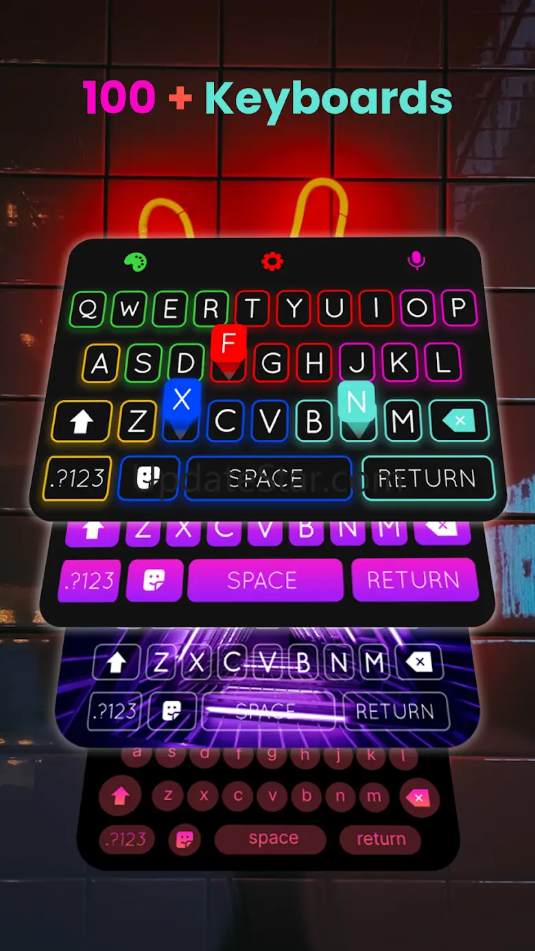 Neon Keyboard - LED keyboard 1.12