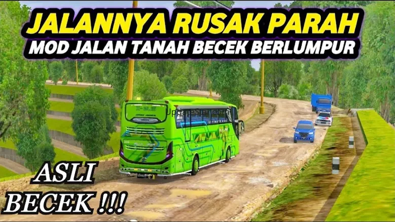 Mod Map Jalan Becek Bussid Mod Map Jalan Becek