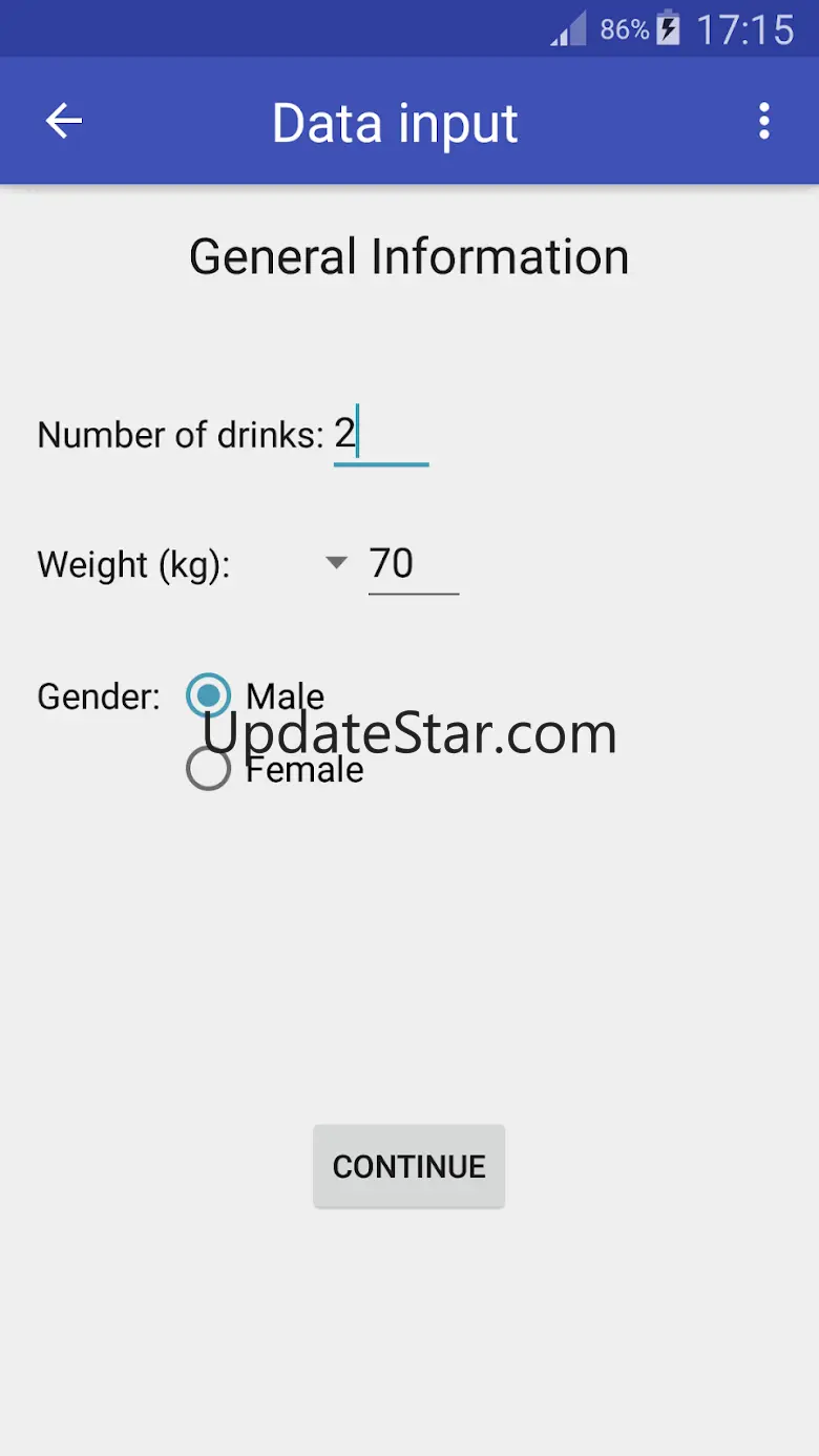Alcohol calculator 2.3.4