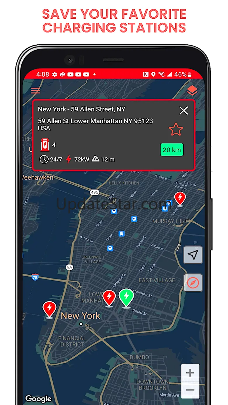 Supercharger for Tesla 7.4