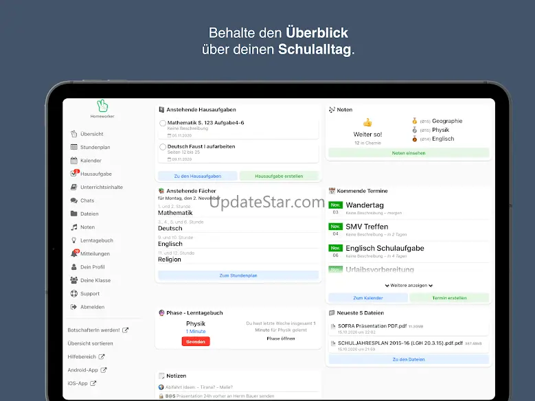 Schulplaner - Homeworker 2.1.7