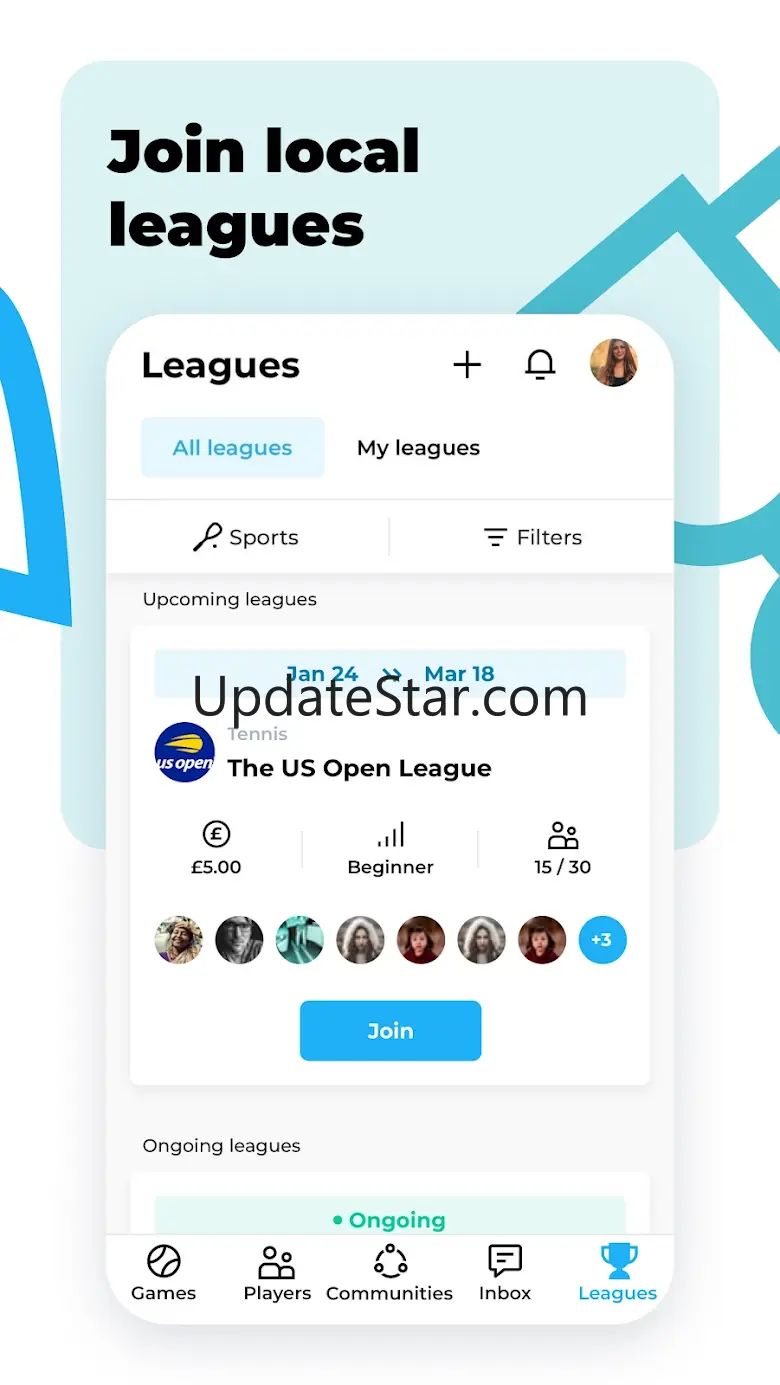 RacketPal: Find Nearby Players 5.10
