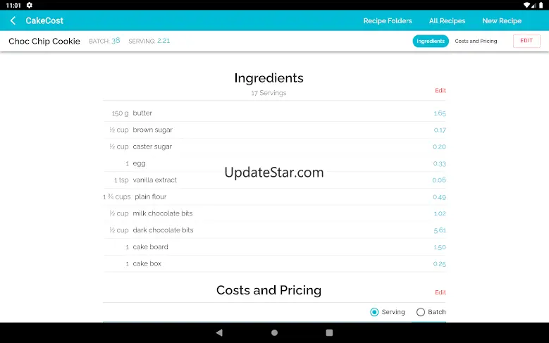 CakeCost 1.23.1