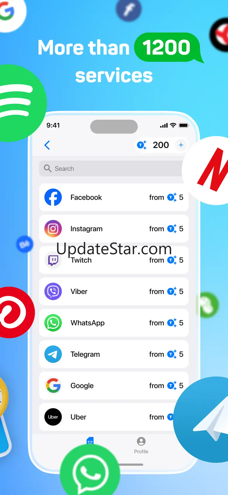 SMS activate | Virtual SIM 1.3.0