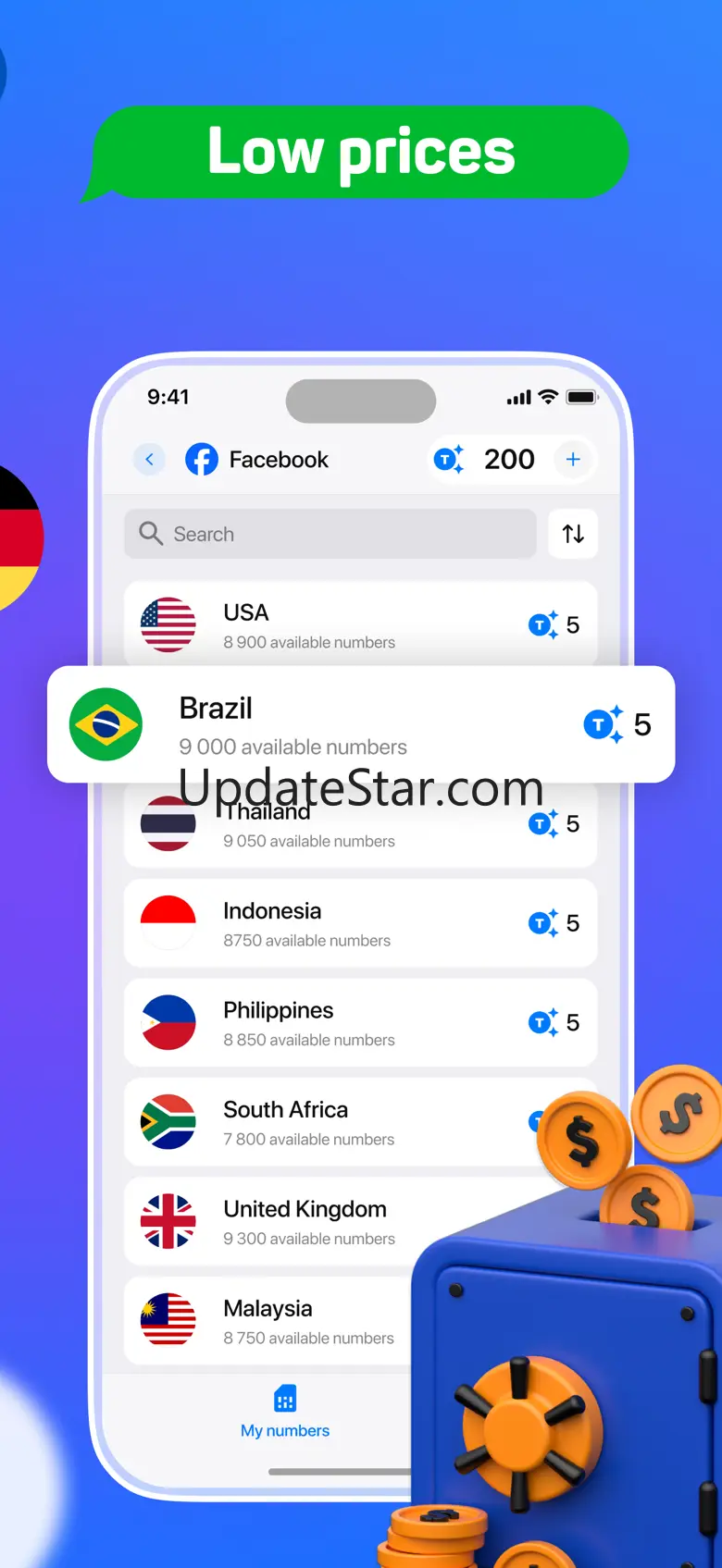 SMS activate | Virtual SIM 1.3.0