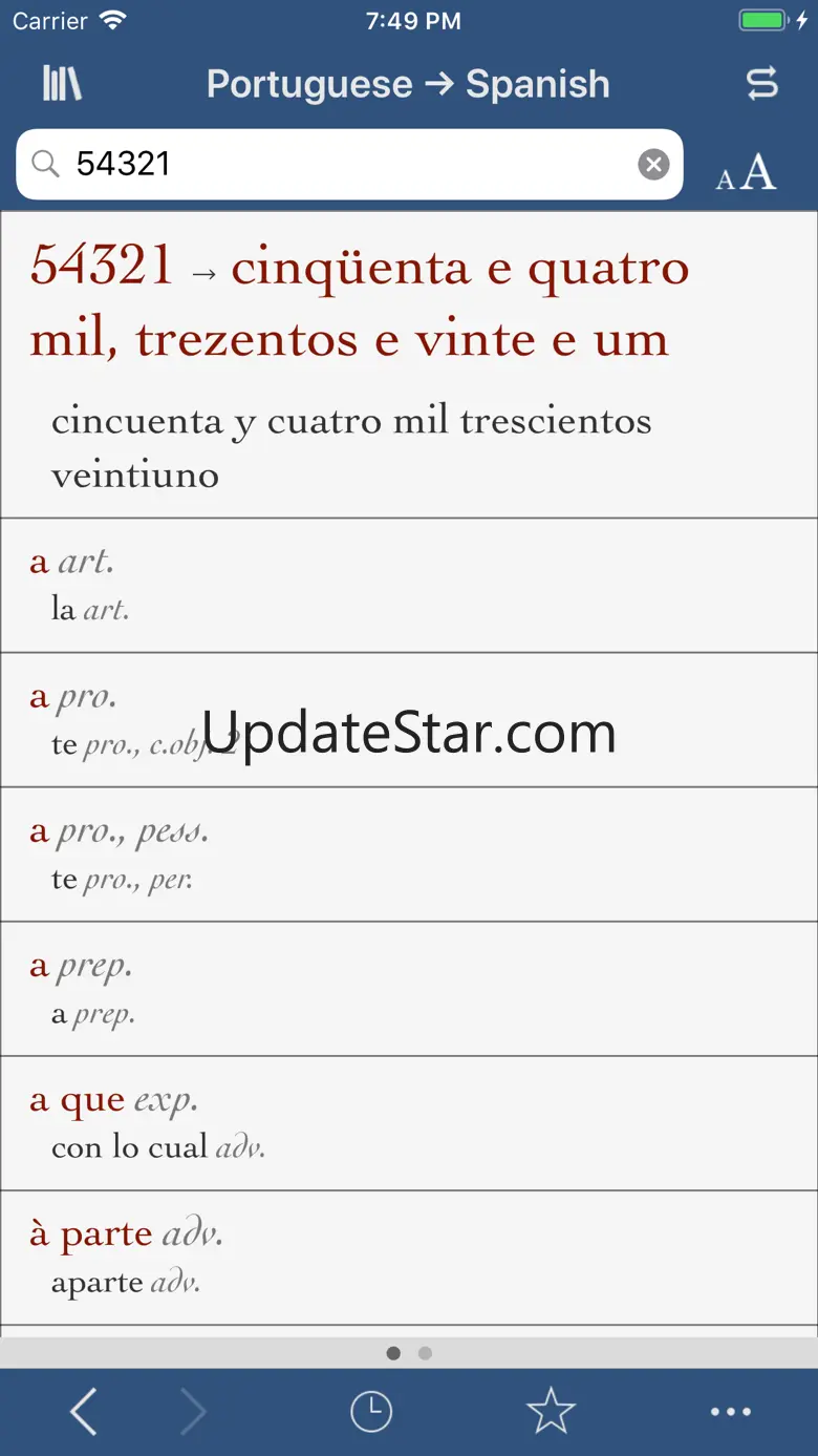 Ultralingua Spanish-Portuguese 2.11.1