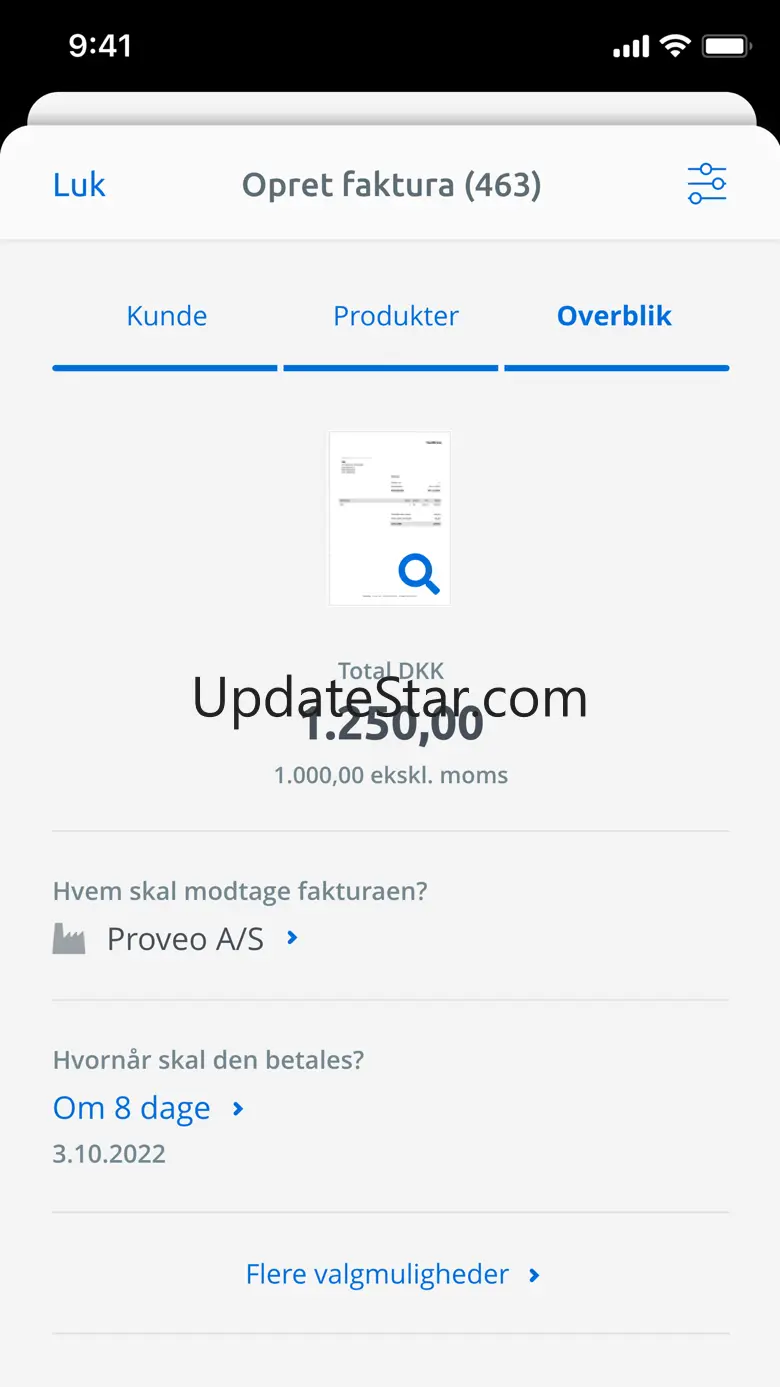 Dinero Regnskabsprogram 7.11.4