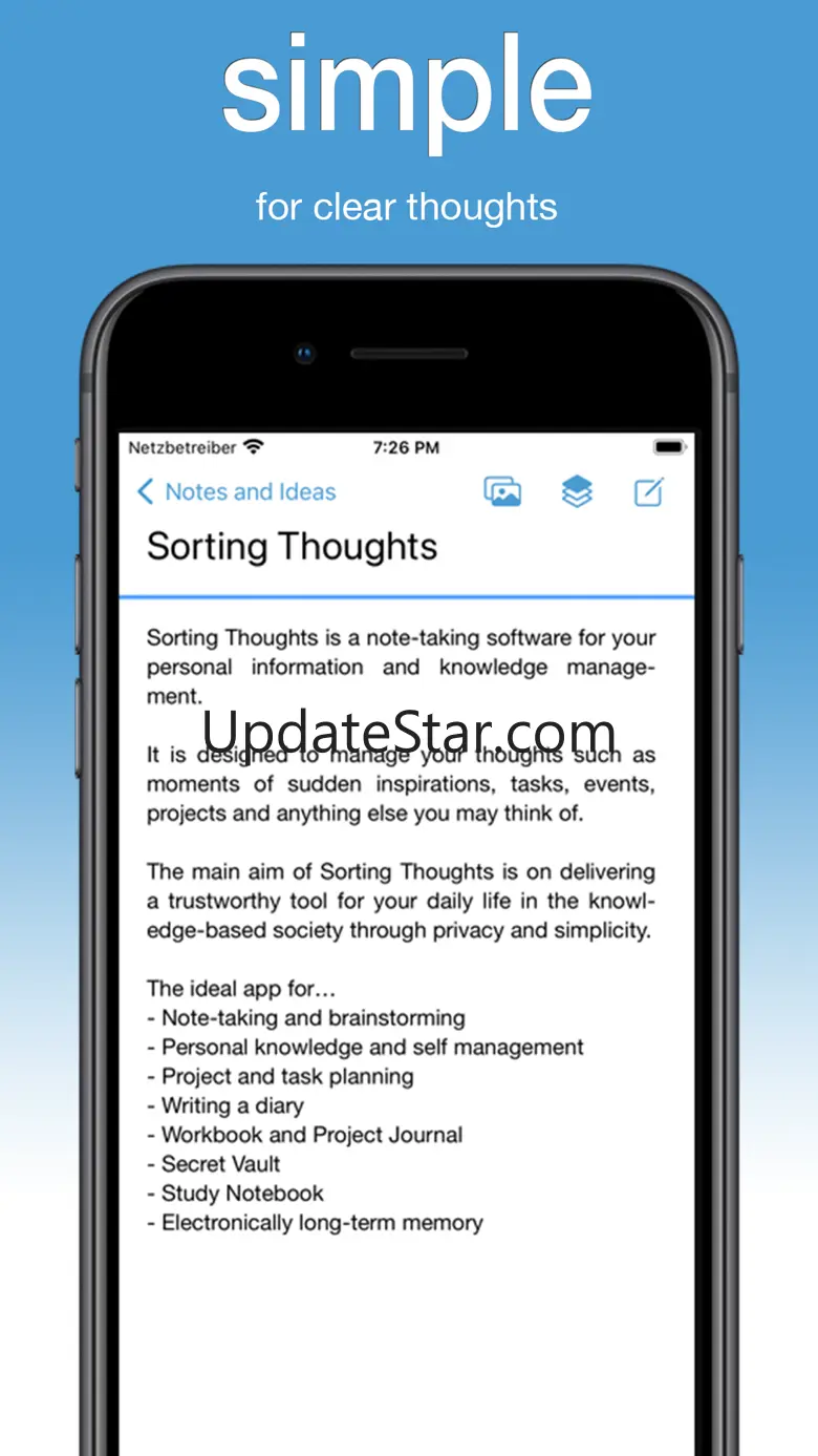 Sorting Thoughts