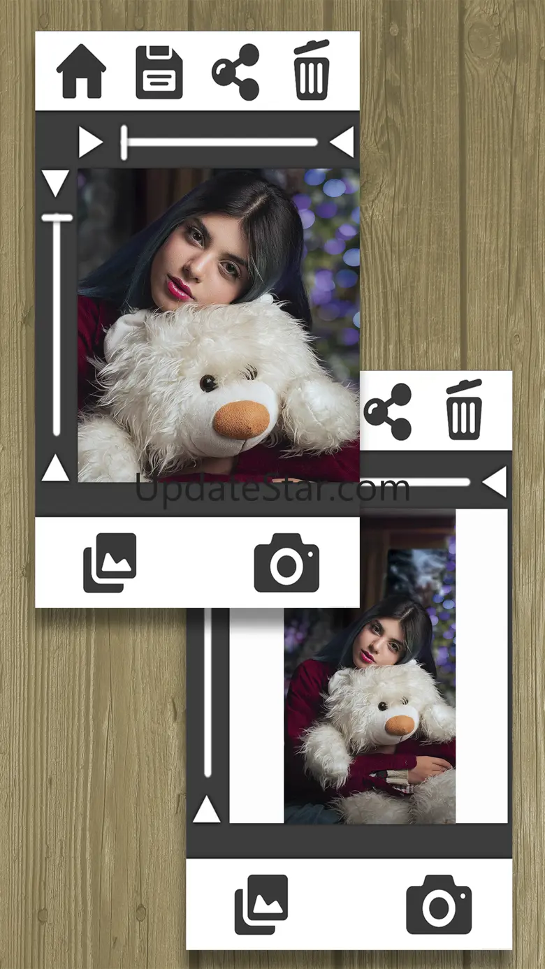 White Frame for Photos effect 2.4