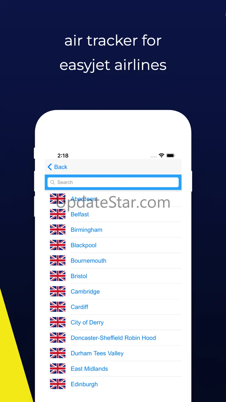 Tracker for Easyjet 2.1.3