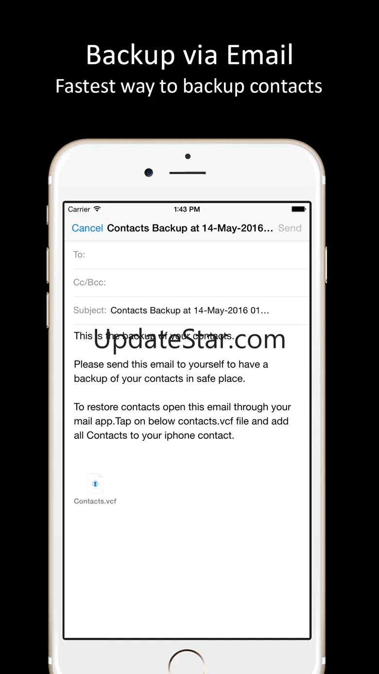 Contacts Backup - One tap 1.2