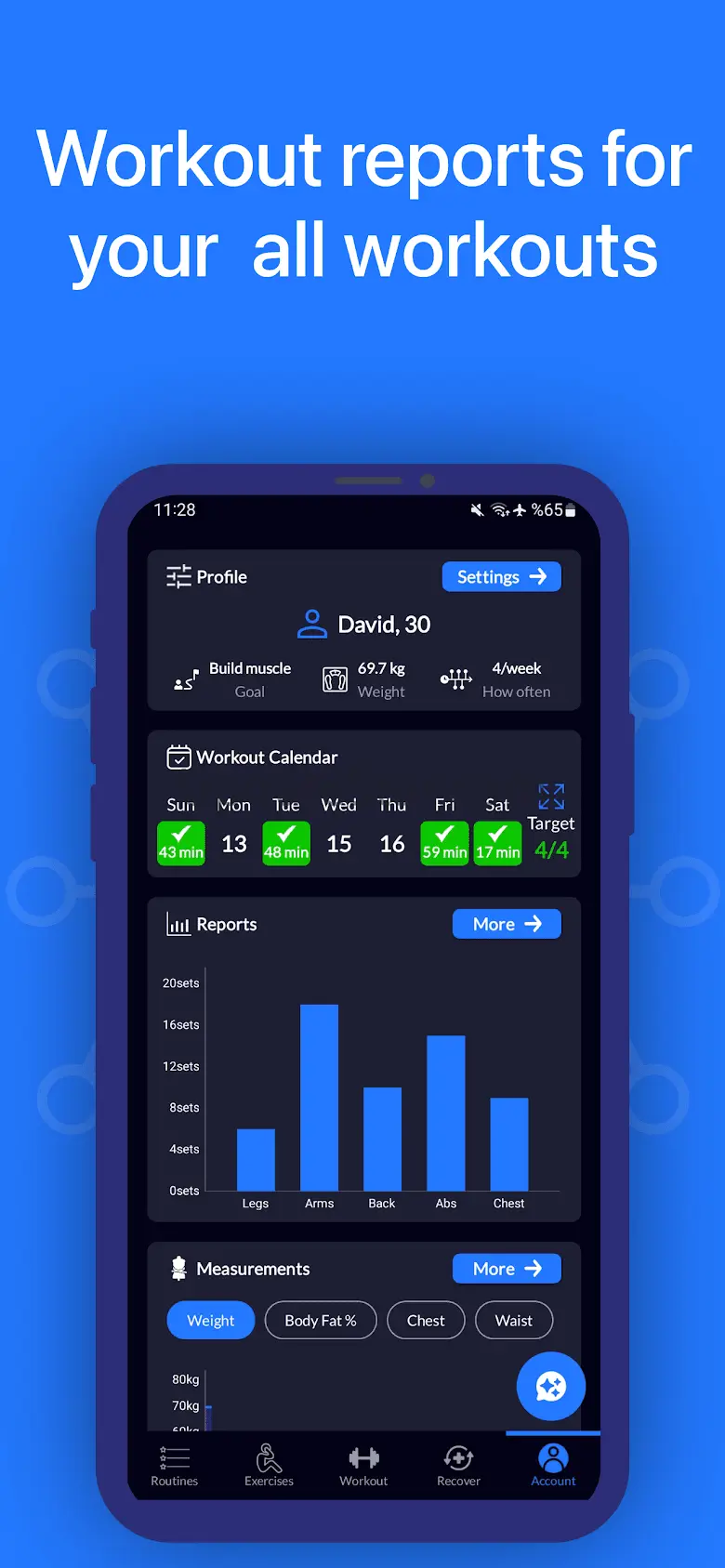 Workout Planner Gym Log・Fit AI 1.4.6