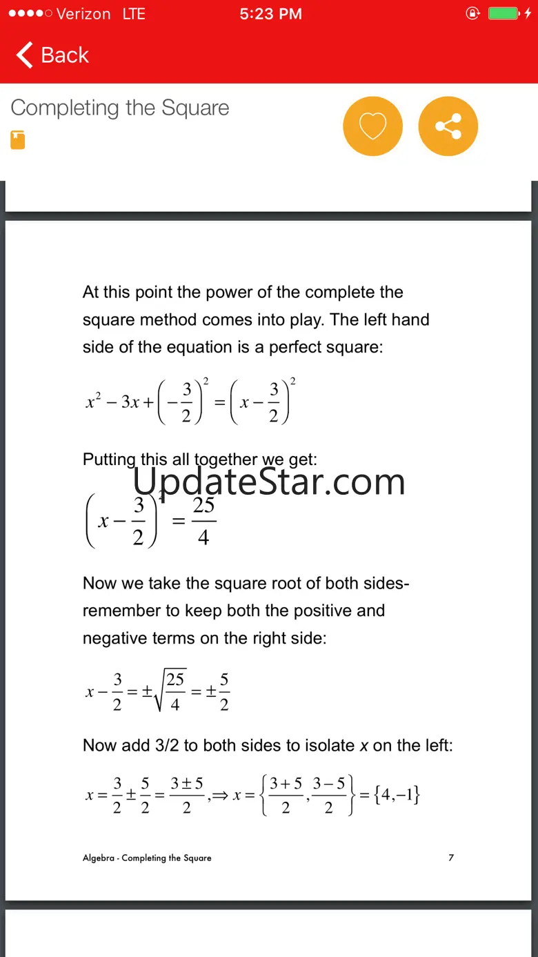 Algebra - Learn math by Example with Problems and Solutions in Self-Teaching Algebra Study Guide 1.0