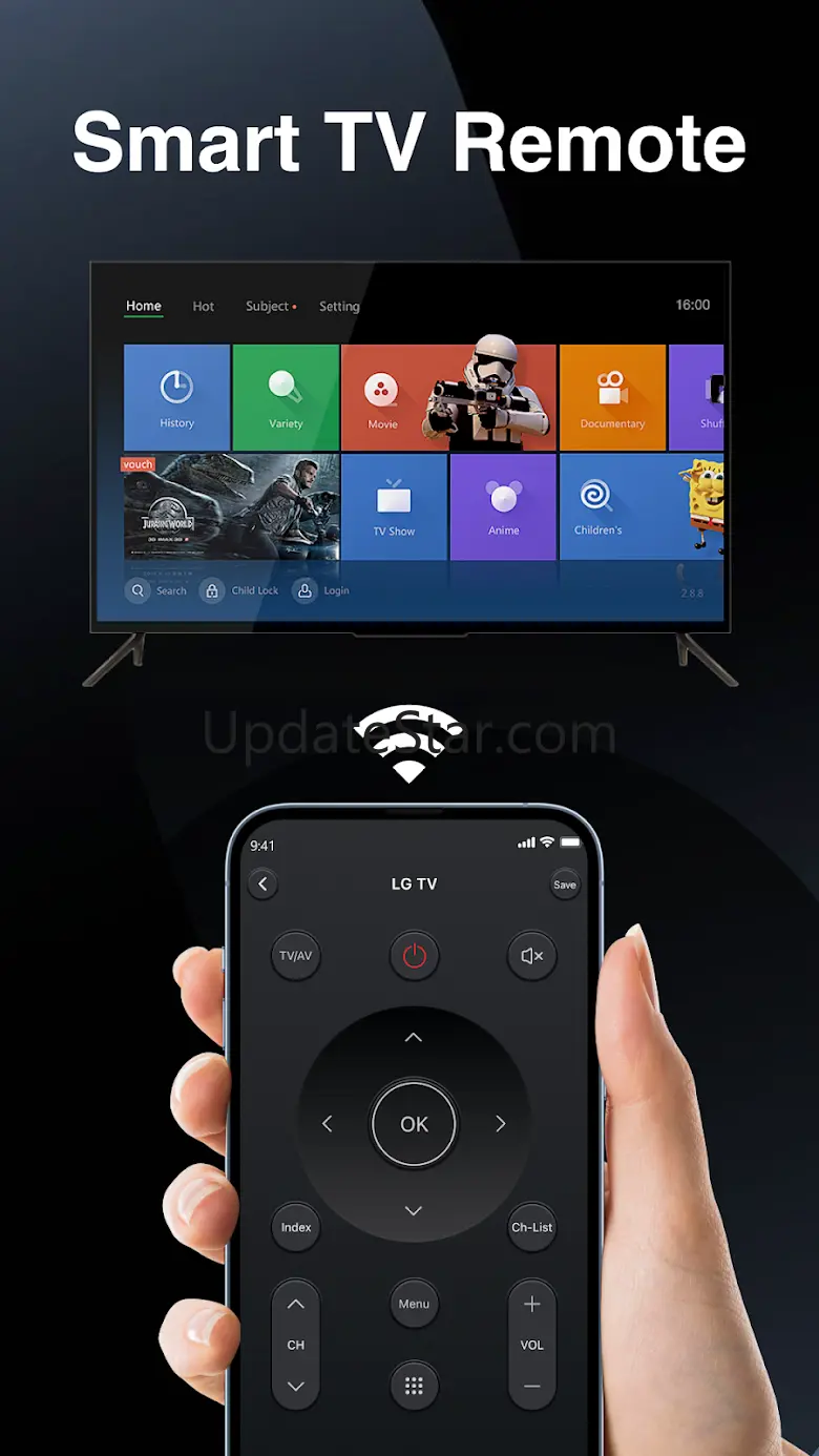 Smart Remote Control for TV 12.1