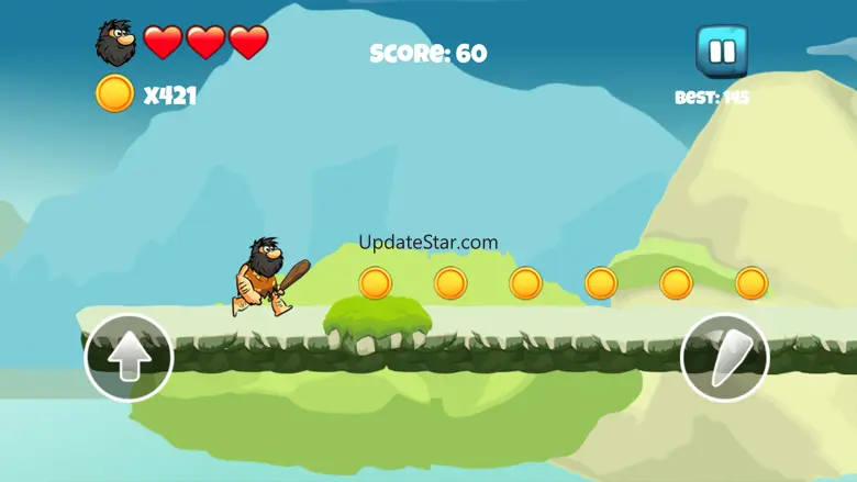 Dinosaur vs Caveman - Dino Hunting Games for Kids 1.1