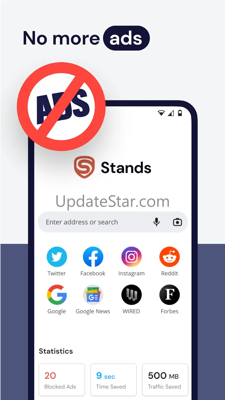 Stands Adblocker Browser 100.0.2022000029