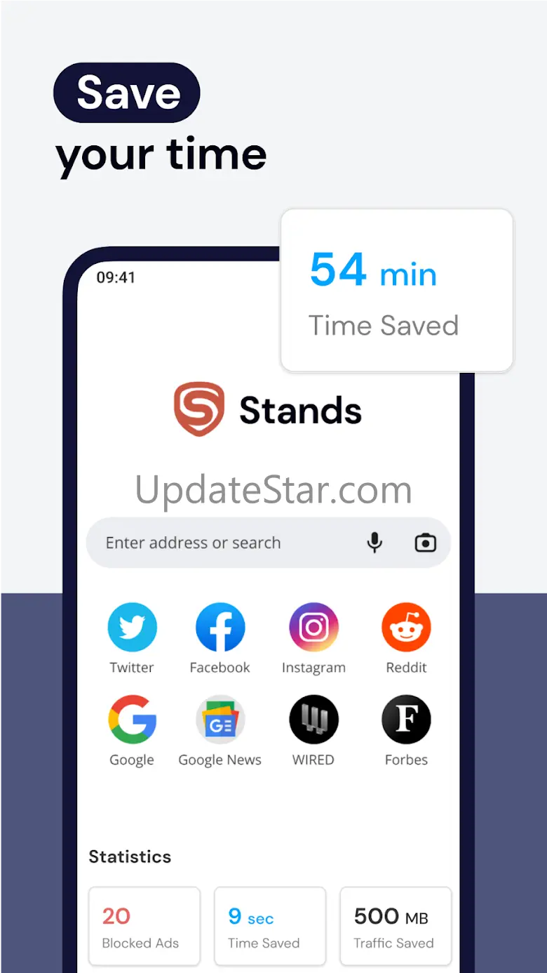 Stands Adblocker Browser 100.0.2022000029
