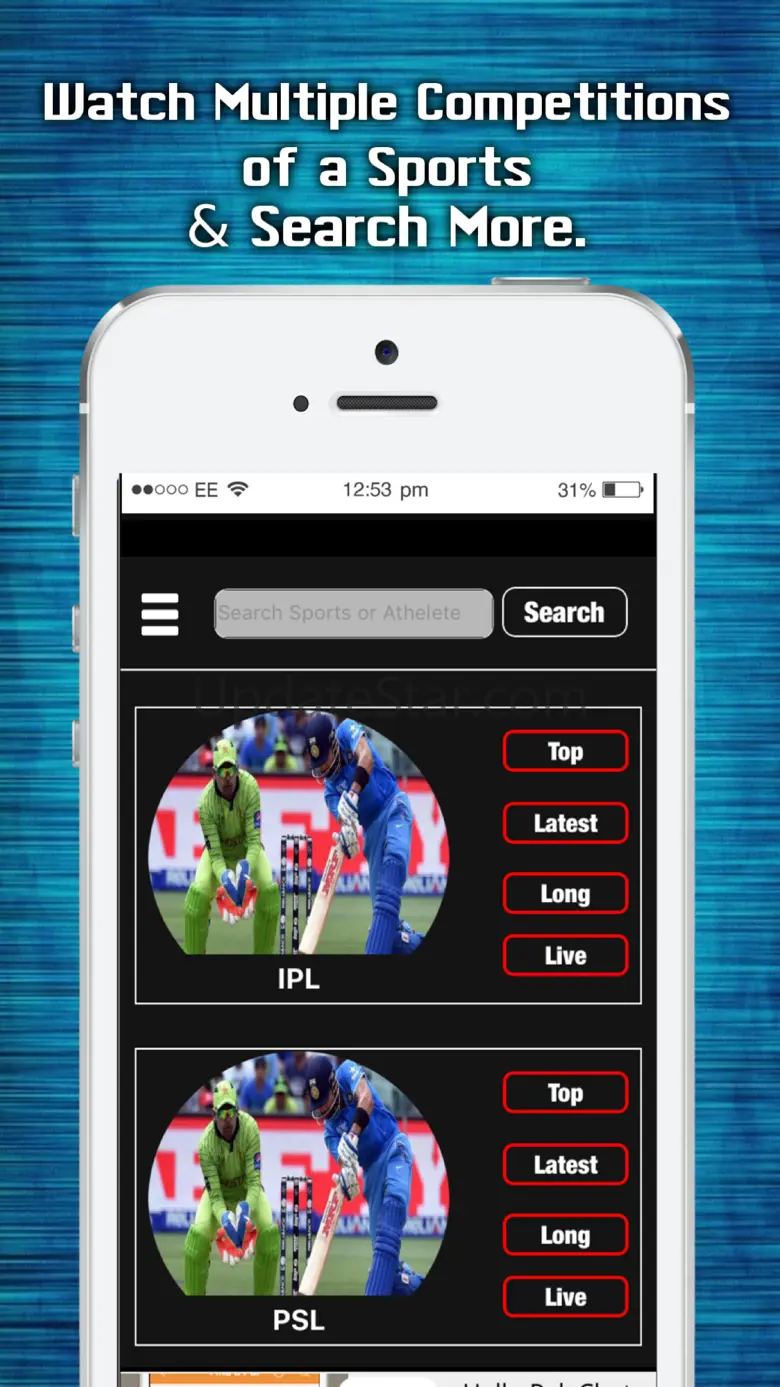 Sports TUBE LIVE - Scores, Updates & Highlights 1.2