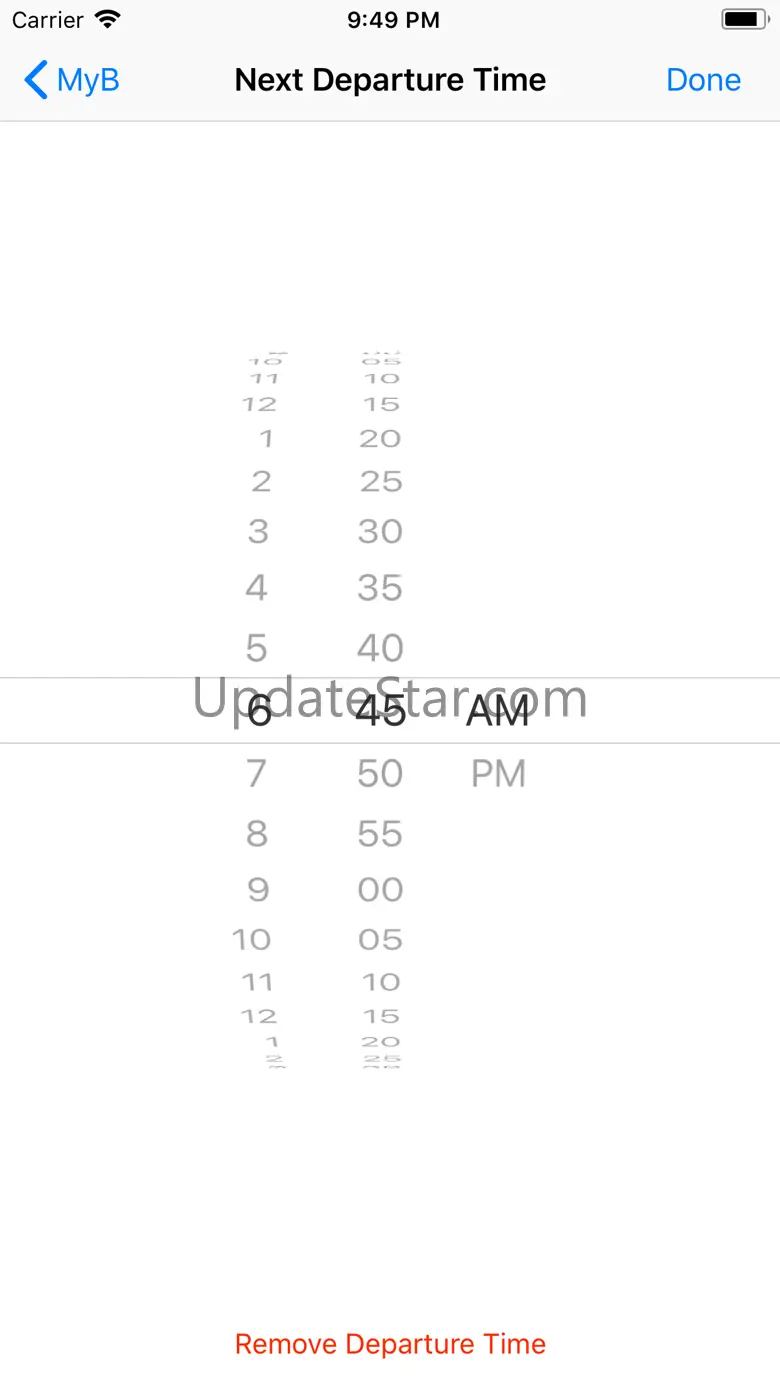 MyB - EV Charge and Departure 1.3.1