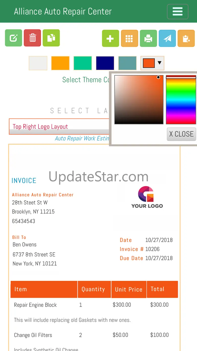 Estimates App 2.2