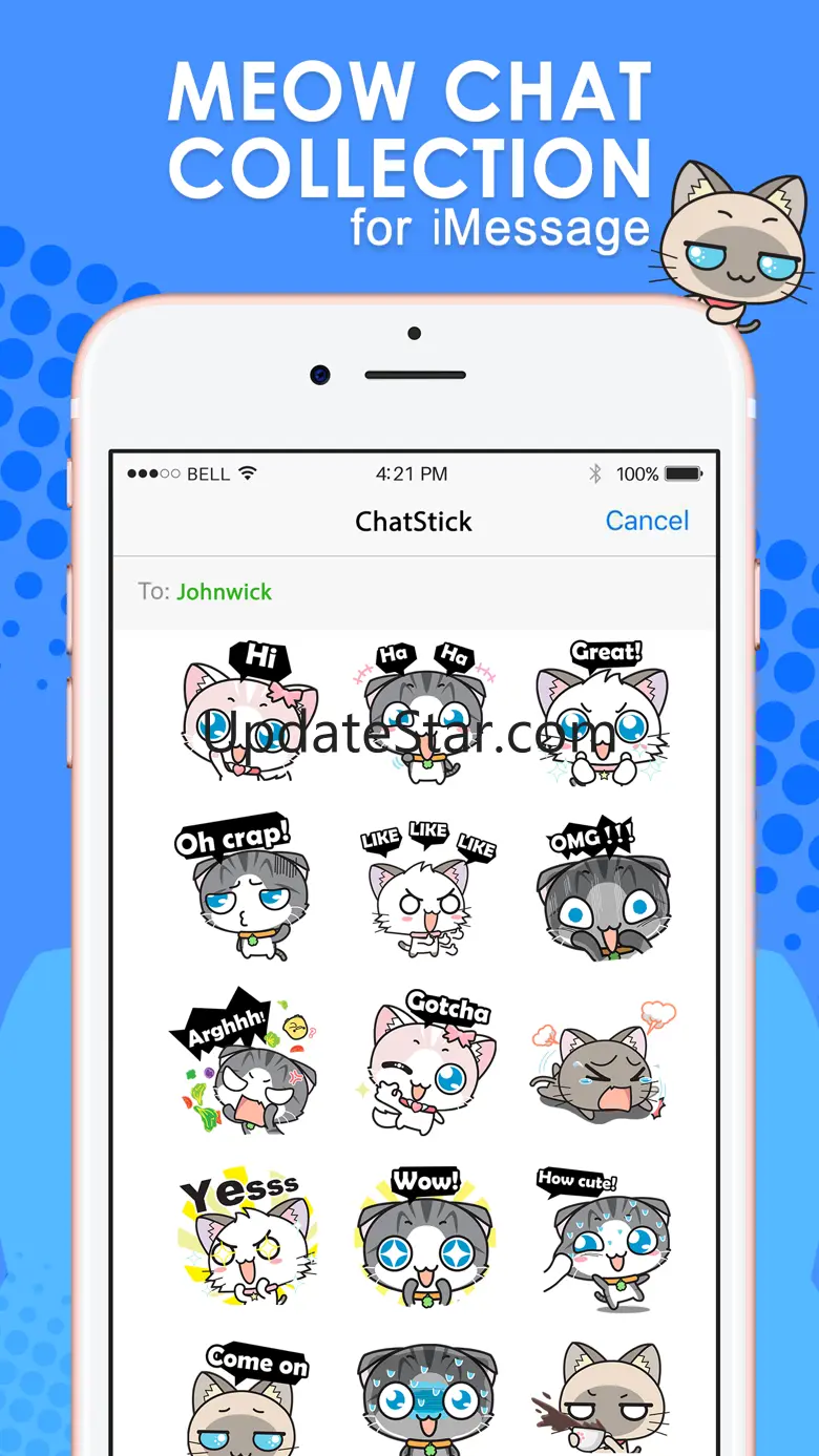 Meow Chat Collection Stickers for iMessage Free 1.0
