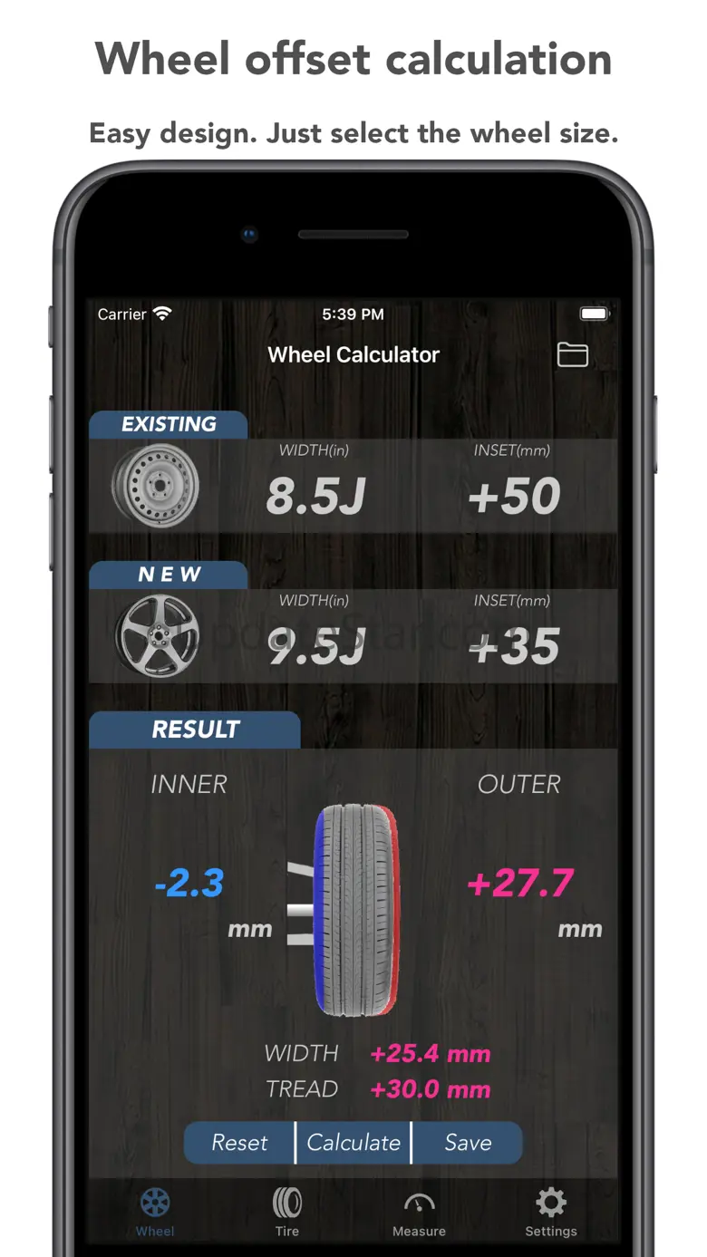Tire Calculator (Offset&Speed) 3.3.1
