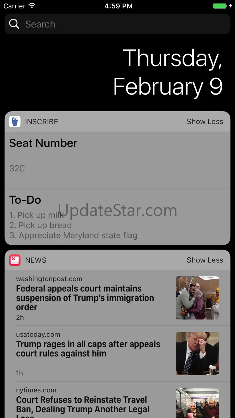 Inscribe - Widget Notes 1.2