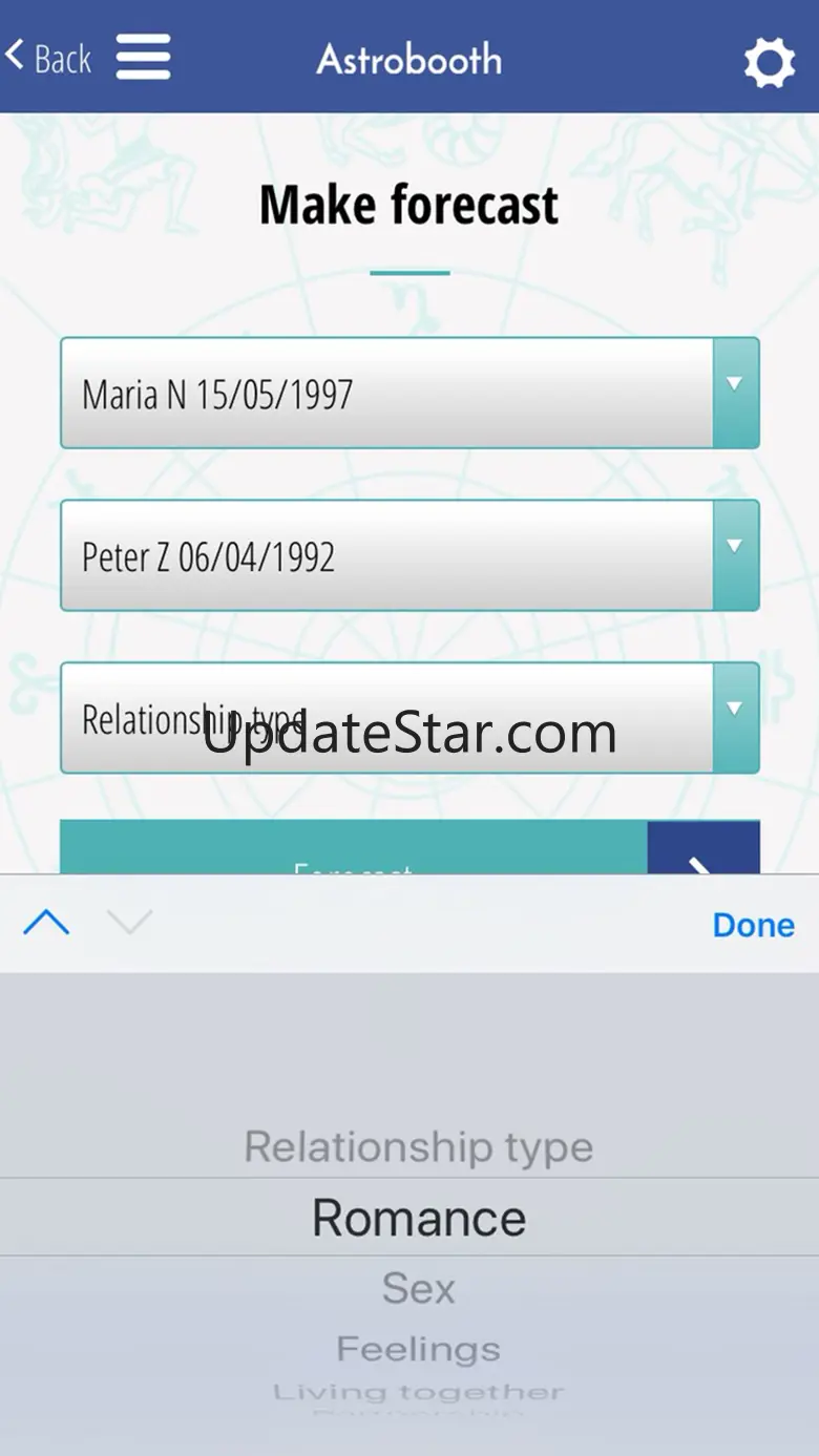 Astrobooth Relation aspects 2.0.0