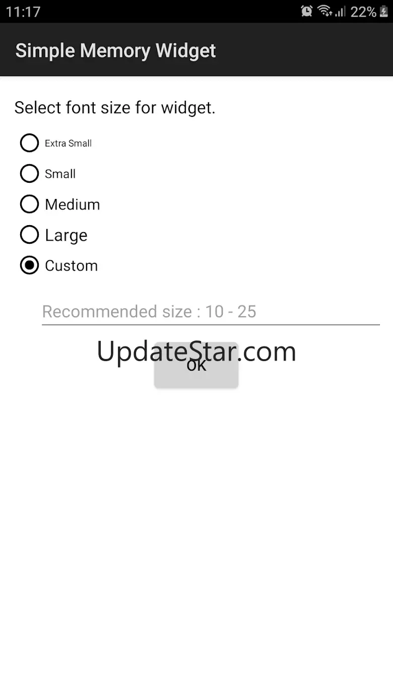 Simple Memory Widget 2.1