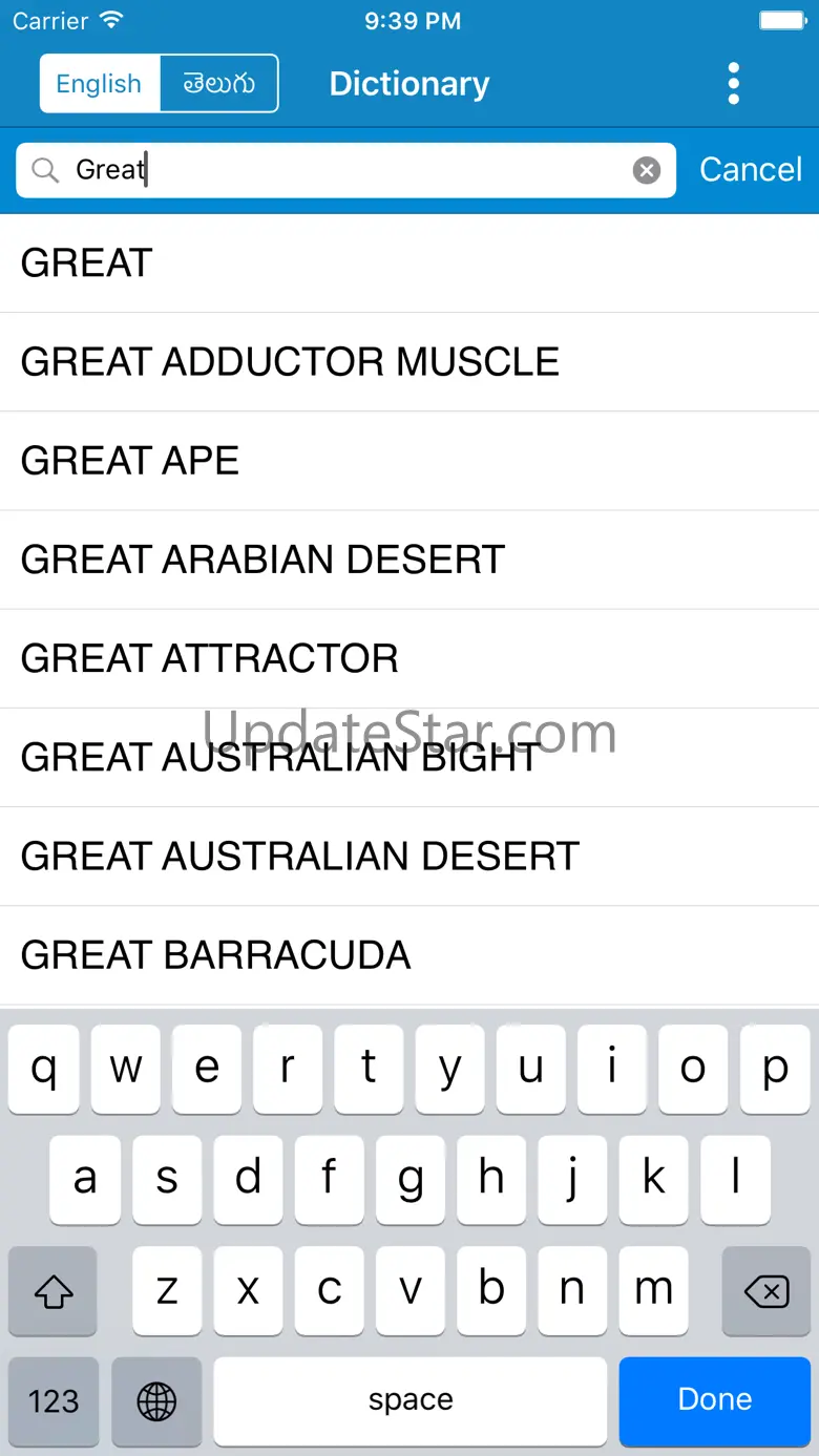 English to Telegu & Telegu to English Dictionary 1.0