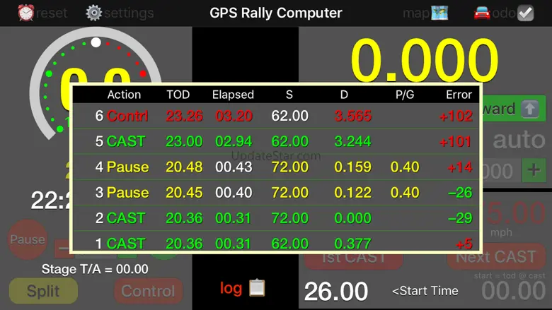 GPS Rally Computer 5.3.1