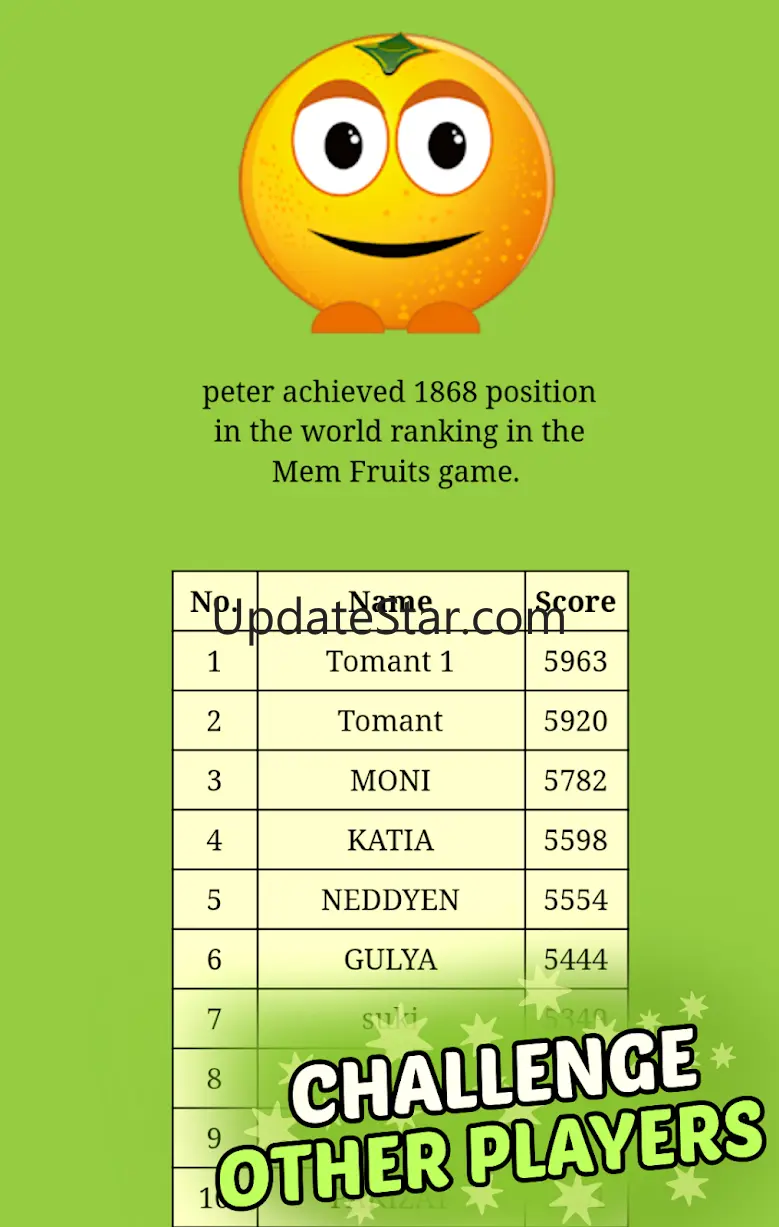 Mem Fruits: pop fruit pairs 5.4
